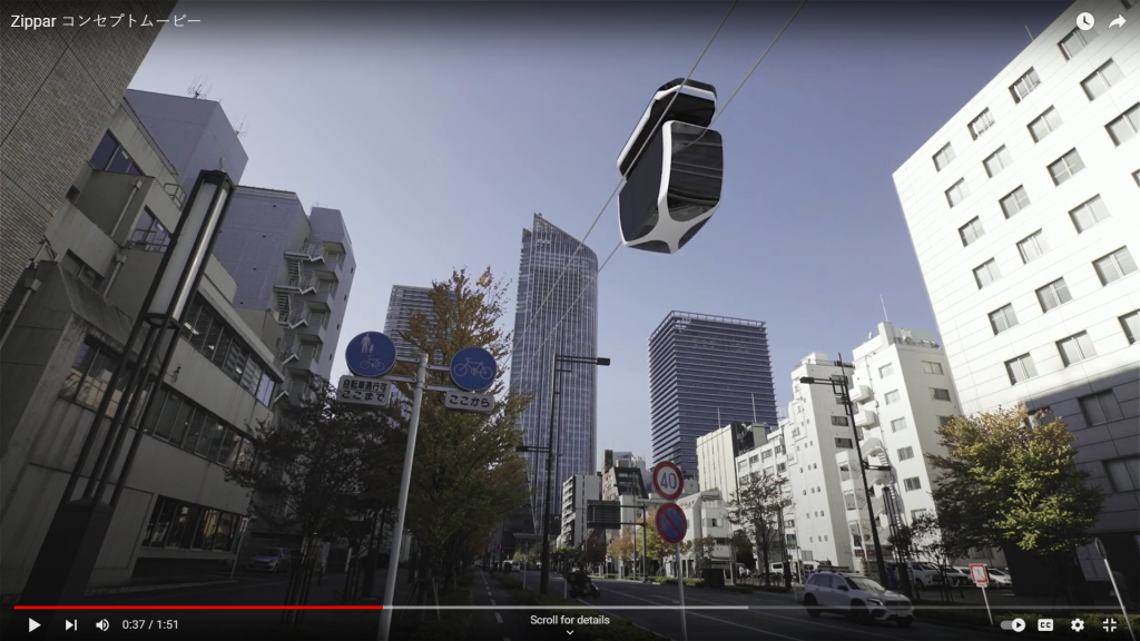 green transport self-driving cable cars