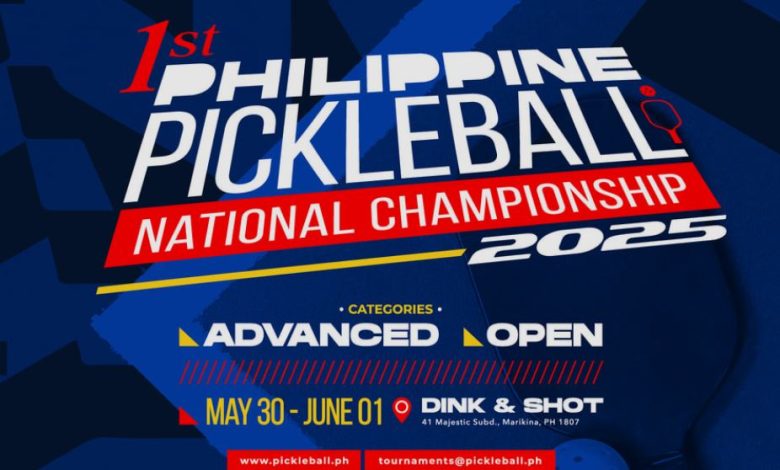 1st Philippine Pickleball National Championship 2025 announcement